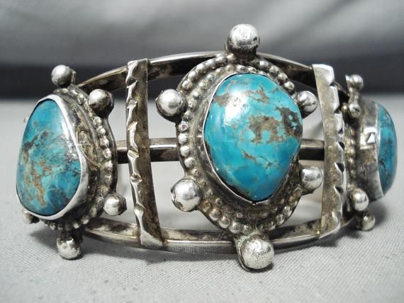 Kingman Turquoise Sterling Silver Cuff