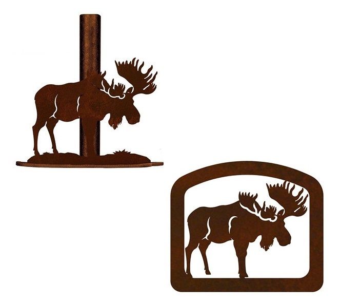 Moose Rustic Paper Towel Stand Or Napkin Holders PT9118 1630 Moose Rustic Paper Towel Stand Or Napkin Holders PT9118 1630