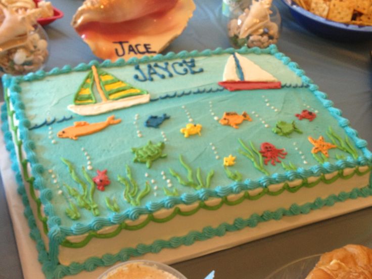Ocean Birthday Cake Ideas Ocean Birthday Cake Ideas