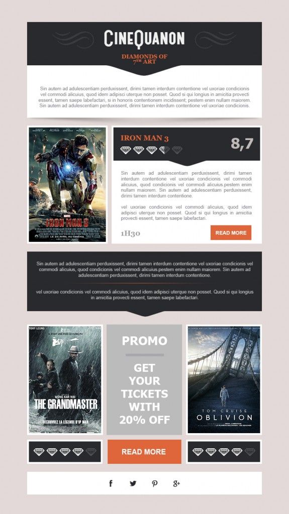 html emailer design