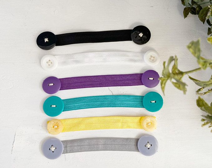 Movable Mask Button Extender Can be Used in Combination(4PCS 8PCS) Easy Clip on Buttons for mask