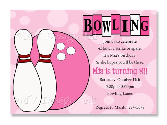 45 best Bowling Party images on Pinterest Birthdays, Bowling and - bowling invitation 45 best Bowling Party images on Pinterest Birthdays, Bowling and - bowling invitation