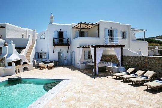 modern greek house design - Google Search | Greece house, Beach house