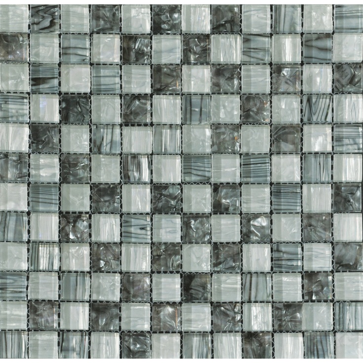 141 Best Beautiful Mosaic Tile Images On Pinterest Decorative Tesoro 12 X White Black Mixed Linear Gl Mosaic Sheet From Pearlesque Acprlwhblmxlngm