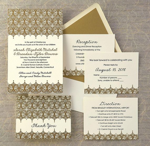 Lush Letterpress Wedding Invitation Suite Rsvp Cards Letterpress Invitation Wedding Invitations Set Elegant Lush Design Invite Intricate Elite Av1887