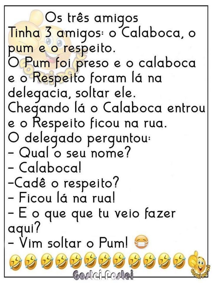 Pin em Piadas