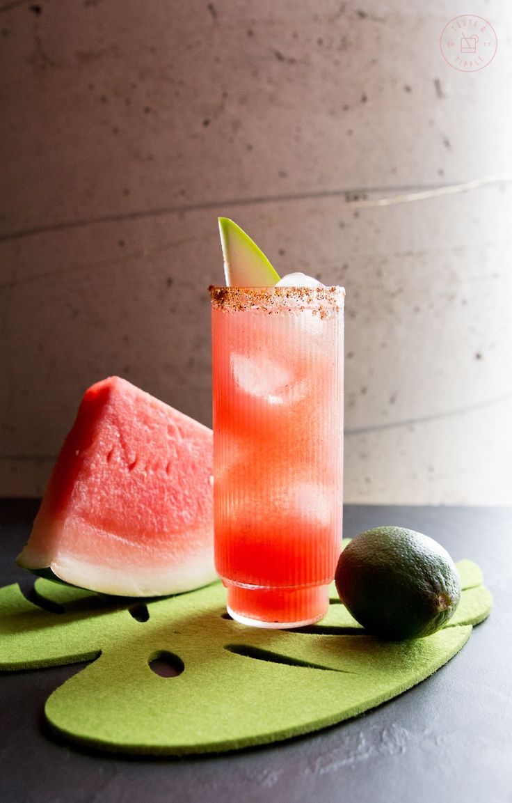 This refreshing watermelon paloma is made with freshly muddled watermelon, lime juice, simple syrup, tequila and spicy c… This refreshing watermelon paloma is made with freshly muddled watermelon, lime juice, simple syrup, tequila and spicy c…