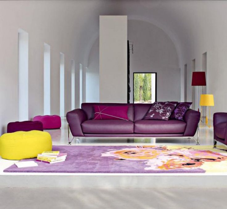 Fantastic Bright Color Sofa Beds In Modern Style Extravagant Living Room Dark Purple Bright Color Fantastic Bright Color Sofa Beds In Modern Style Extravagant Living Room Dark Purple Bright Color