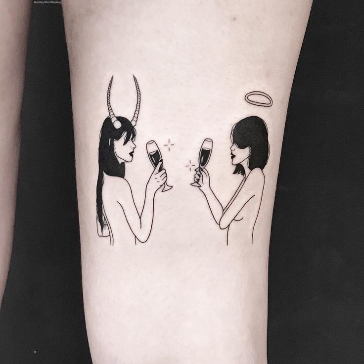 36 Uniquely Stunning Gemini Tattoos - OurMindfulLife.com // zodiac signs/ Gemini...