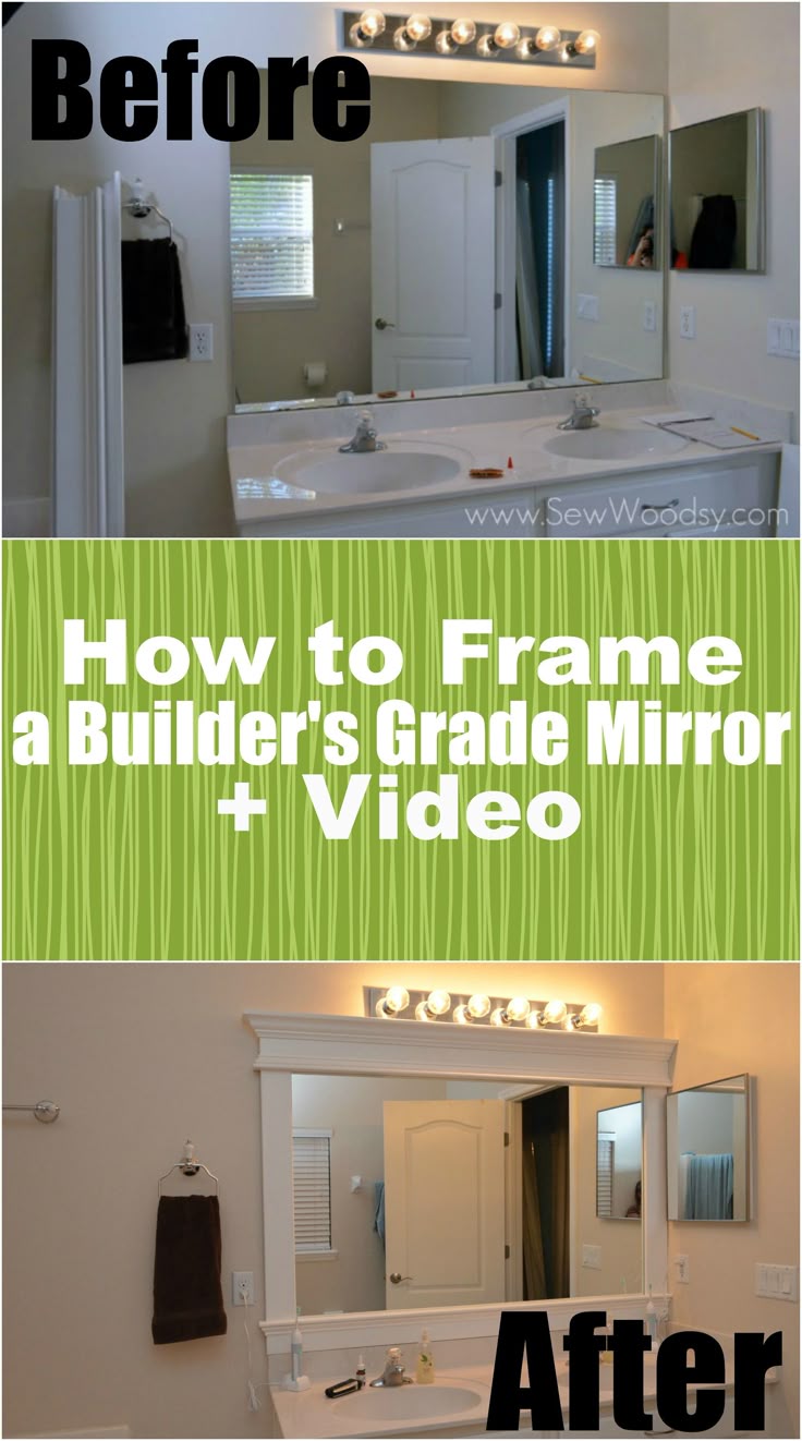 Framing A Large Bathroom Mirror best 20+ frame bathroom mirrors ideas on pinterest | framed Framing A Large Bathroom Mirror best 20+ frame bathroom mirrors ideas on pinterest | framed
