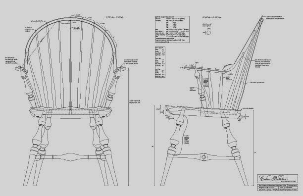 Continuous Arm Windsor Chair Plans Are Here Drawing Woodworking Continuous Arm Windsor Chair Plans Are, Comb Back Windsor Chair Plans
