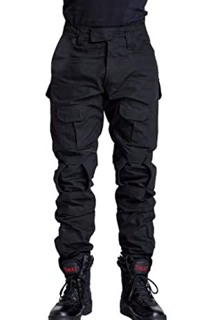 Pantalones tácticos de caballero pantalones casuales de carga para Pantalones tácticos de caballero pantalones casuales de carga para