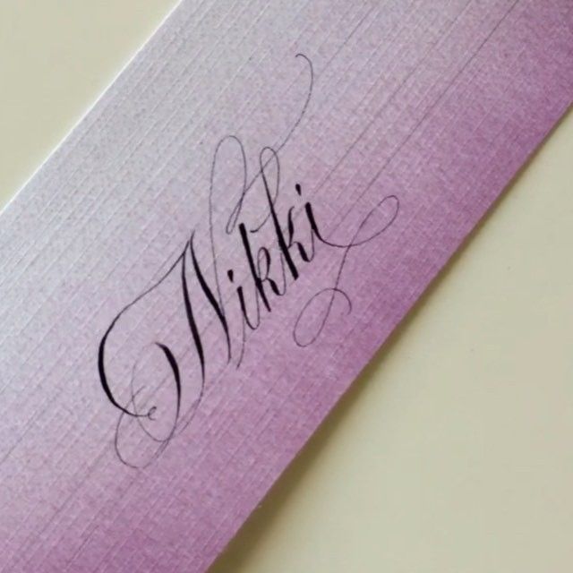 how to design your name on paper
