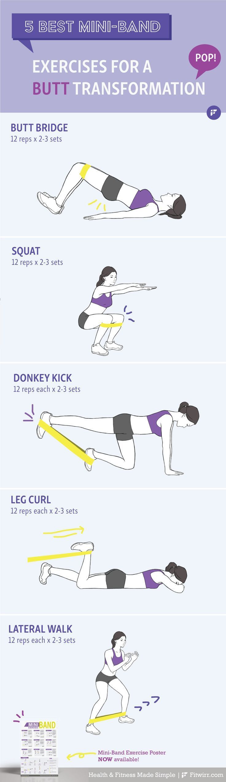 5 Best Mini-Band Exercises to Tone Your Legs and Butt