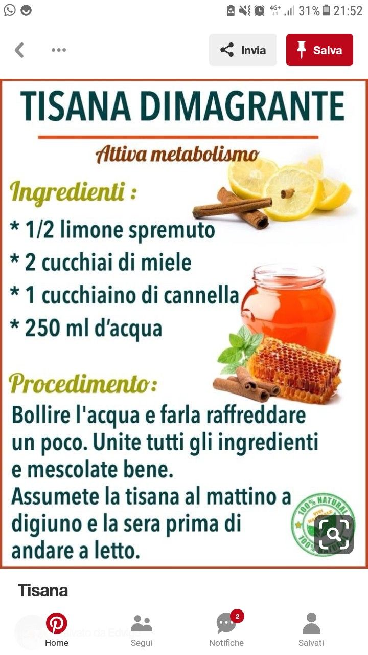 cannella e miele x dimagrire