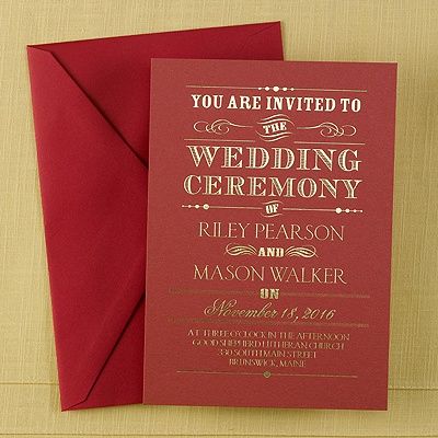 113 Best Christmas Wedding Ideas Images On Pinterest Weddings Christmas Wedding Ideas Announcing Shimmer Invitation Claret Link Http