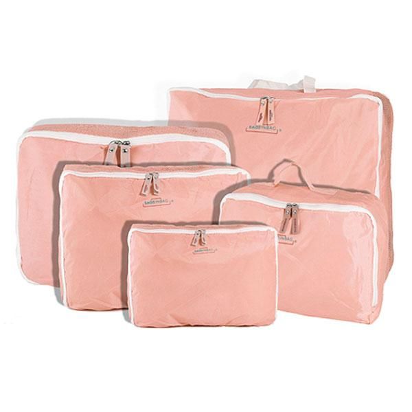 Set of 5pc Travel Storage Bags Clothes Packing Cube Bag Luggage Organizer Pouch