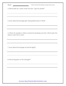 10th Grade Reading Comprehension Worksheets in 2020 ...