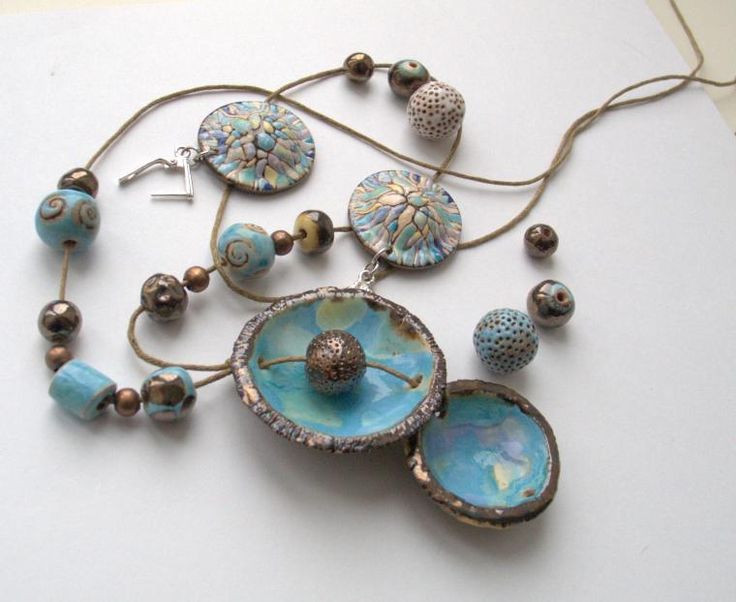 Серьги "Зимние деревья" в антураже - Ярмарка Мастеров - ручная работа, handmade