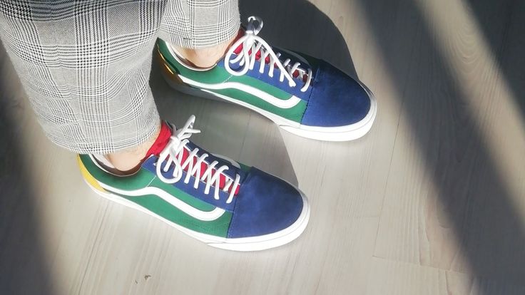 Silla Punto muerto Mejorar Vans old skool yacht Club 💙💚💛❤️