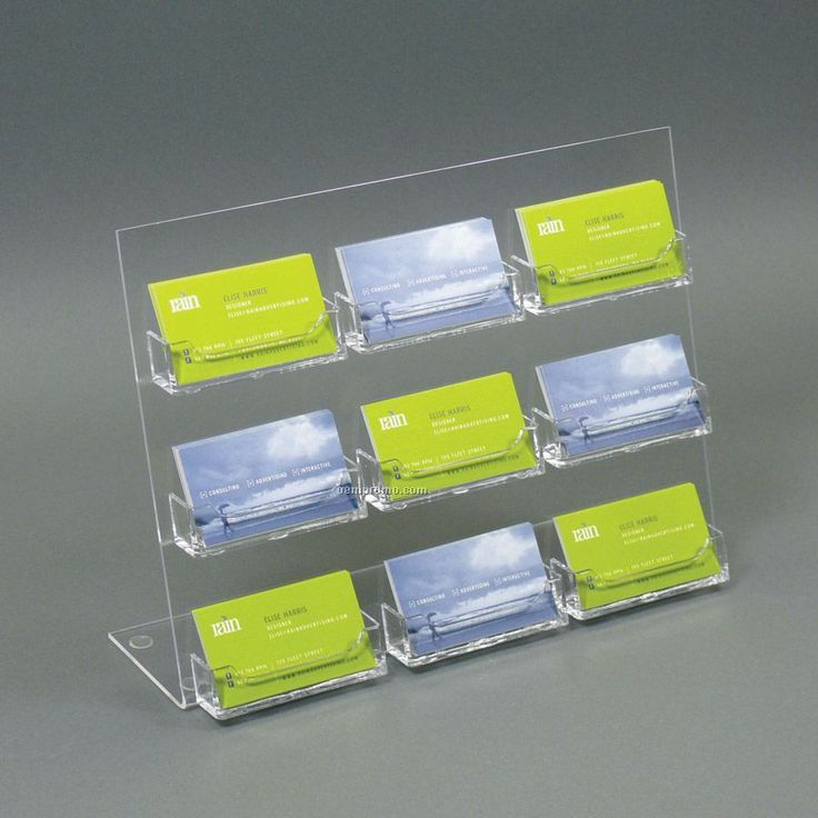 43 Best Business Card Holders Planet Plexi Images On Pinterest Acrylic Slant Back Countertop Business Card Holder 9 Pockets