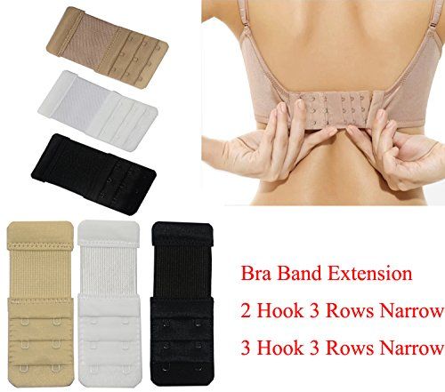 Bllatta Bra Extenders 6pcs3pcs Elastic Back Bra Band Extender 3 Hook And 2 Hook Bra Extender