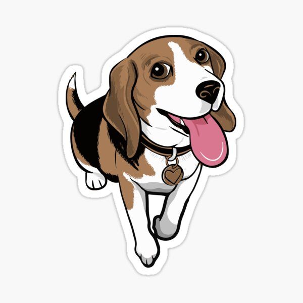 Beagle Stickers Beagle Art Beagle Cartoon Dog