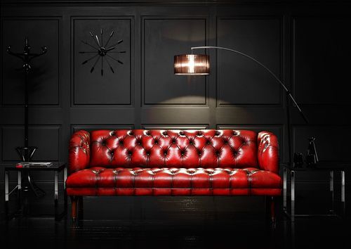 leather office couch. chesterfield modern leather couch for the office