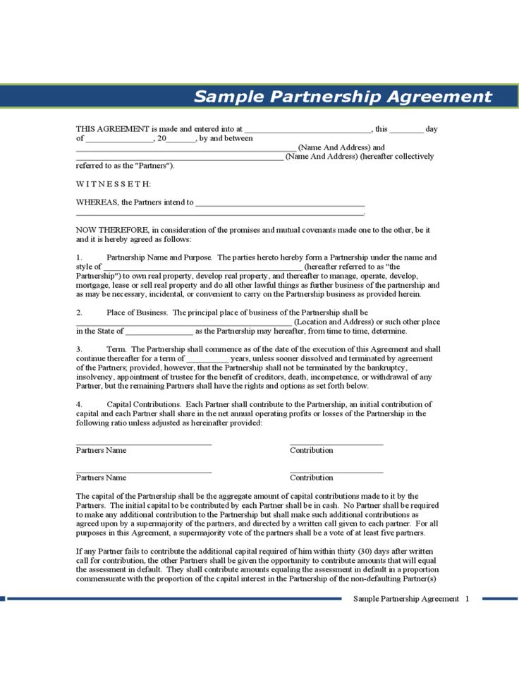partnership agreement format what the cover letter resume - sample partnership agreement partnership agreement format what the cover letter resume - sample partnership agreement