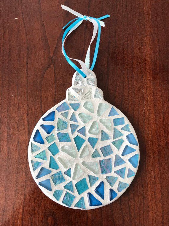 Stained Glass Mosaic Christmas Ornament, Christmas Ornament, Holiday Stained Glass Mosaic Christmas Ornament Christmas Ornament | Etsy - Stained Glass Mosaic Christmas Ornament, Christmas Ornament, Holiday