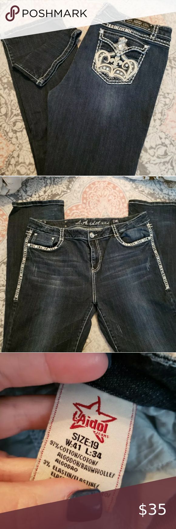 LA Idol Jeans Size 19 in 2020 La idol jeans, Jeans and