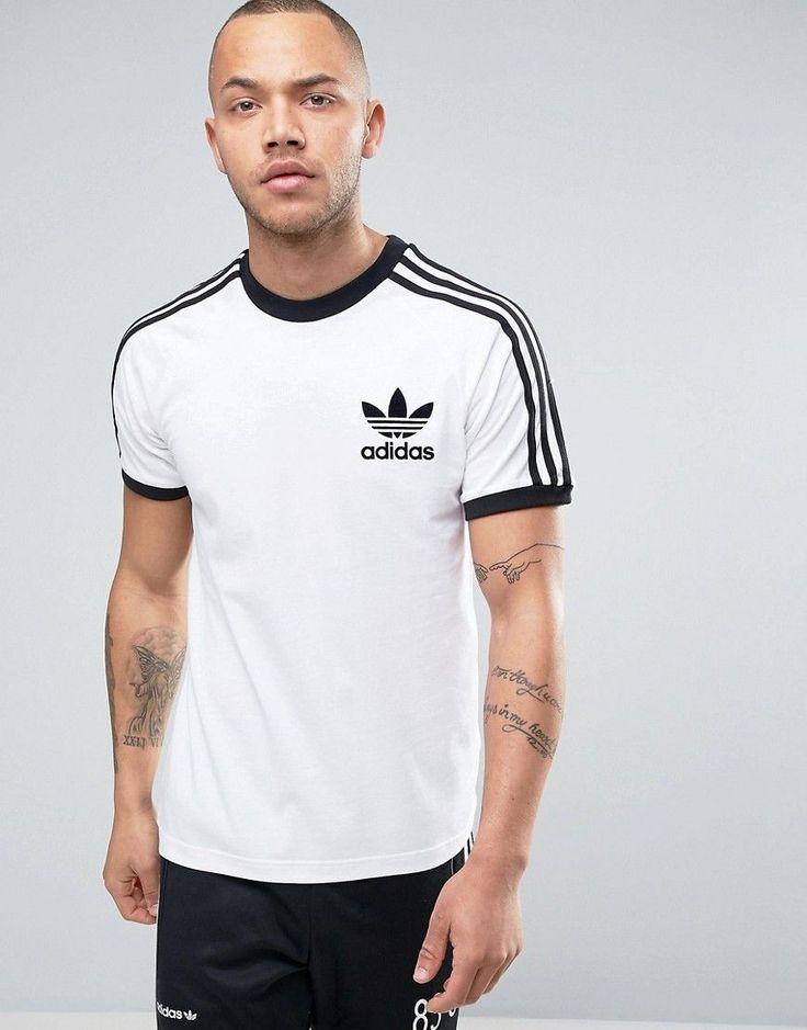 adidas Originals California T-Shirt In White AZ8128 - White | Mens ... adidas Originals California T-Shirt In White AZ8128 - White | Mens ...