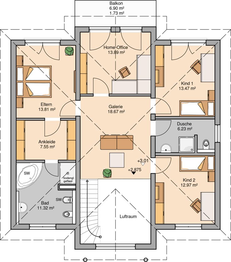 Die besten 25+ Grundriss stadtvilla Ideen auf Pinterest Haus - badezimmer grundriss planen Die besten 25+ Grundriss stadtvilla Ideen auf Pinterest Haus - badezimmer grundriss planen