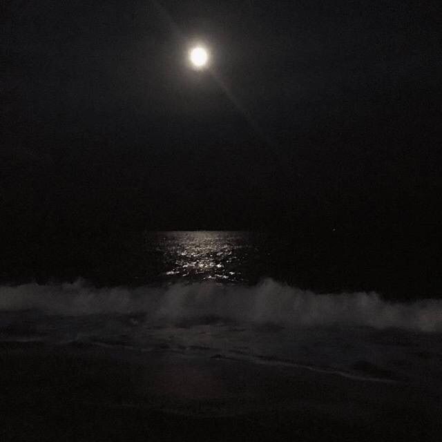 picture The Beach At Night Aesthetic night sky uploaded by ella on we