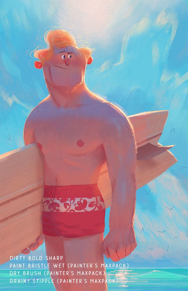 The Gouache Maxpack Brushes For Procreate In 2020 Gouache