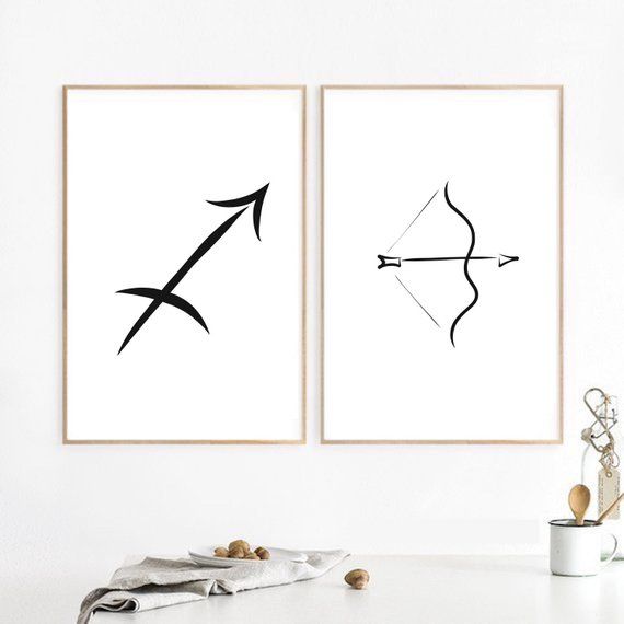Sagittarius Constellation Art Print Star Sign Print Sagittarius Wall Art Astrolog Sagittarius Constellation Art Constellations Art Print Constellation Print