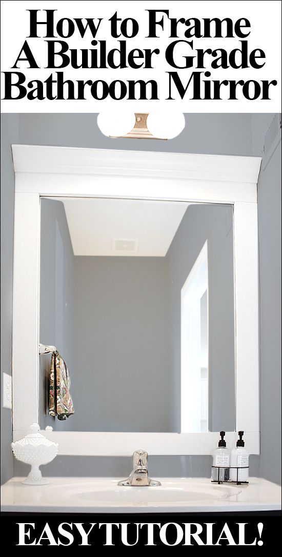 Bathroom Mirror Makeover Pinterest best 25+ framing a mirror ideas on pinterest | framed bathroom Bathroom Mirror Makeover Pinterest best 25+ framing a mirror ideas on pinterest | framed bathroom
