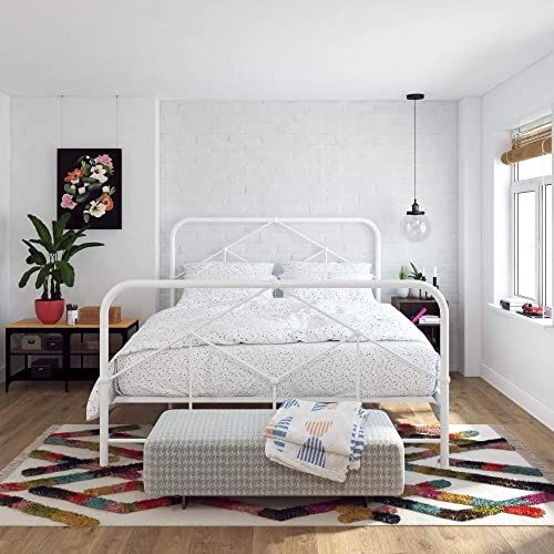 Bushwick Platform Bed Black Bed Frame Bed Linens Luxury Metal Beds