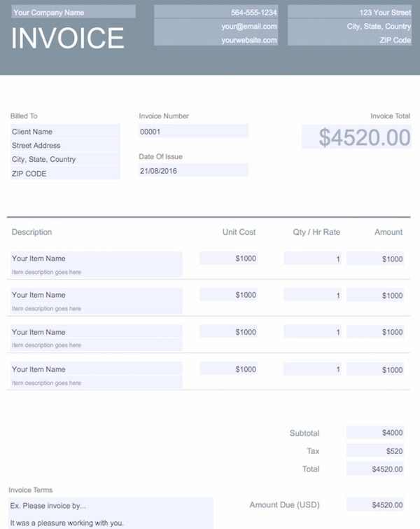 free blank invoice template Open Source Pinterest - blank invoice document free blank invoice template Open Source Pinterest - blank invoice document