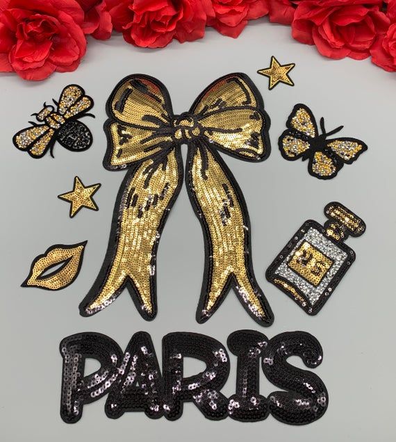 Sequin Patch BlackPARIS