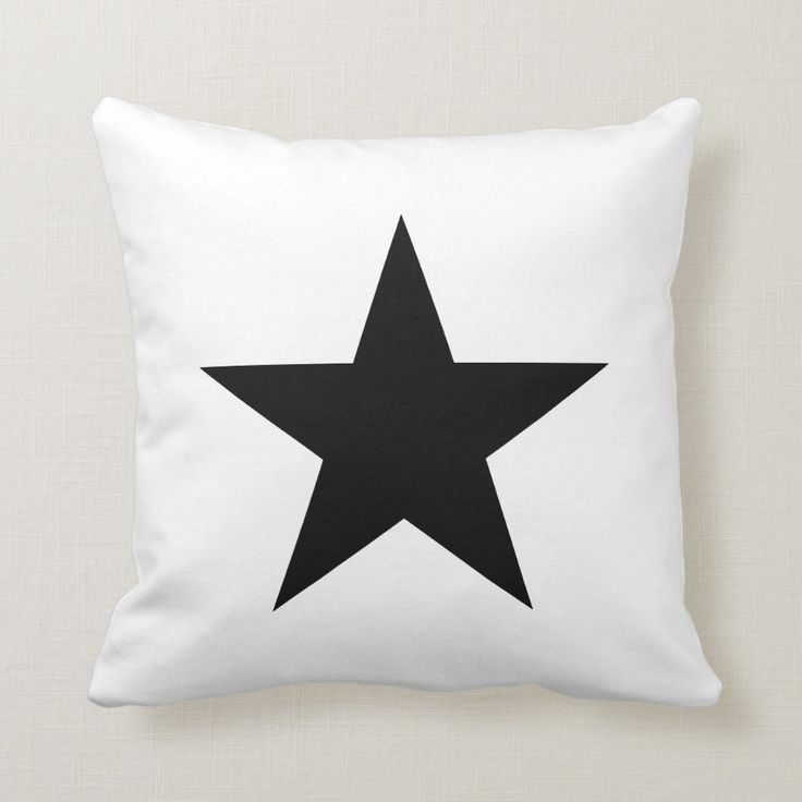 Pillow Decorative Throw Nautical Star Rainbow White Black Pillow Decorative Throw Nautical Star Rainbow White Black