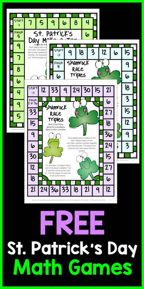 Free St Patrick's Day Math Activities Games and Puzzle Sheet Free St Patrick's Day Math Activities Games and Puzzle Sheet