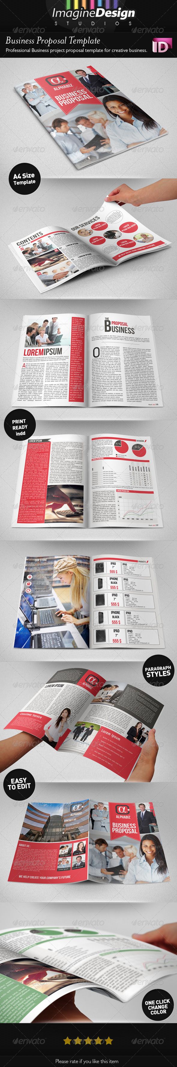 Business Proposal Template "AlphaBiz" — InDesign INDD #proposal #indd template • Available here → https://graphicriver.net/item/business-proposal-template-alphabiz/4240018?ref=pxcr