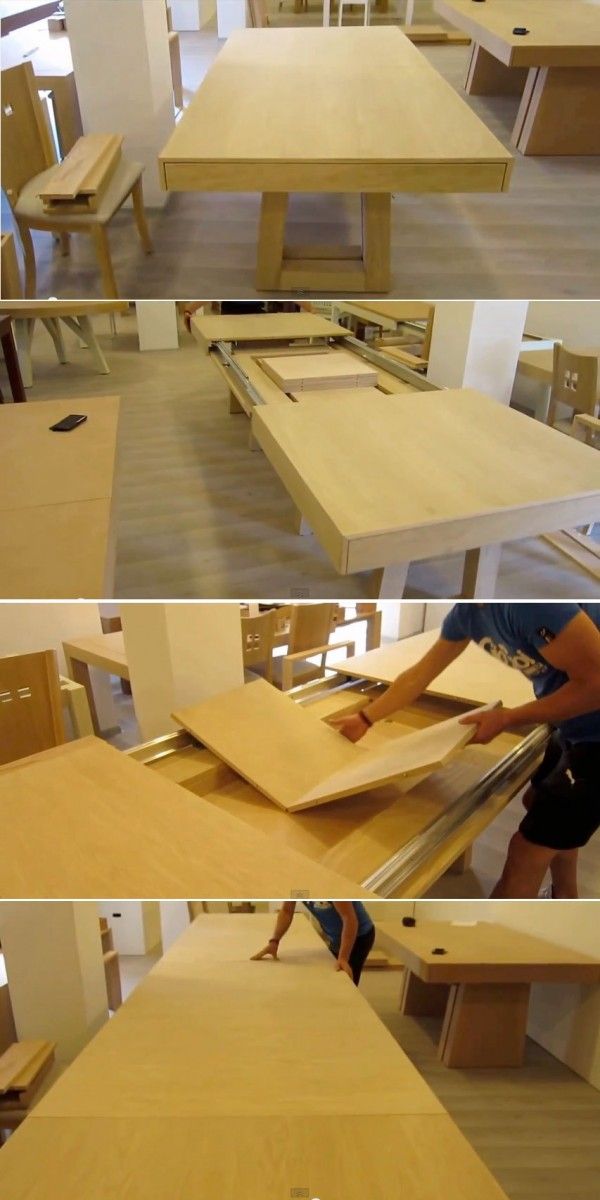 Pin On Furniture Pin On Furniture, Longest Extendable Dining Table