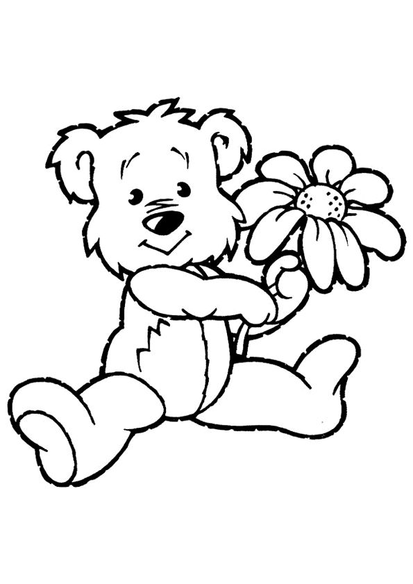 325 Best Coloring Teddy Images On Pinterest