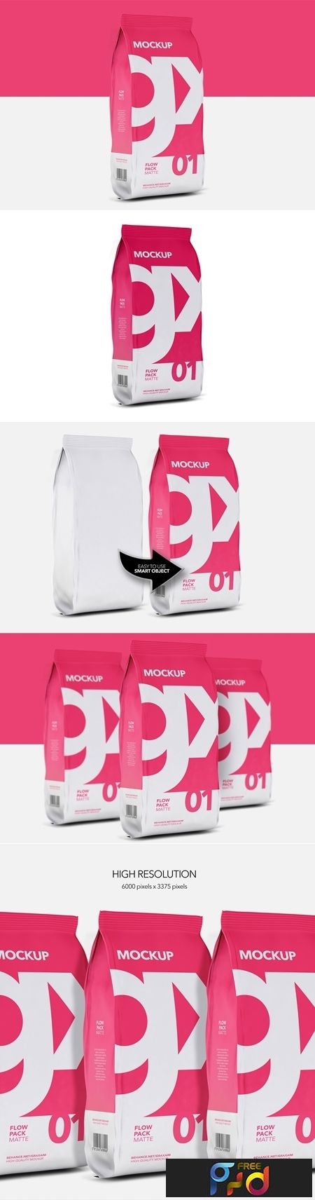 Download Flow Pack - Mockup - Matte 3704942 - FreePSDvn | Mockup ...