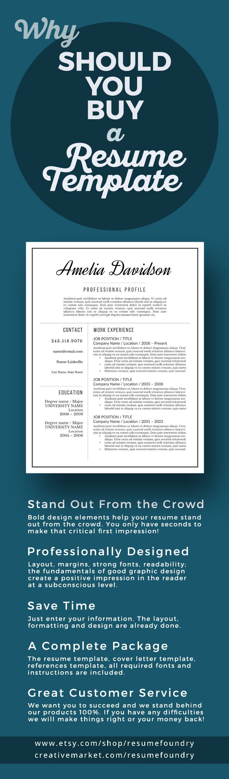Want to improve your chances of being noticed by recruiters - use a resume template designed by professionals. Our success is your success.