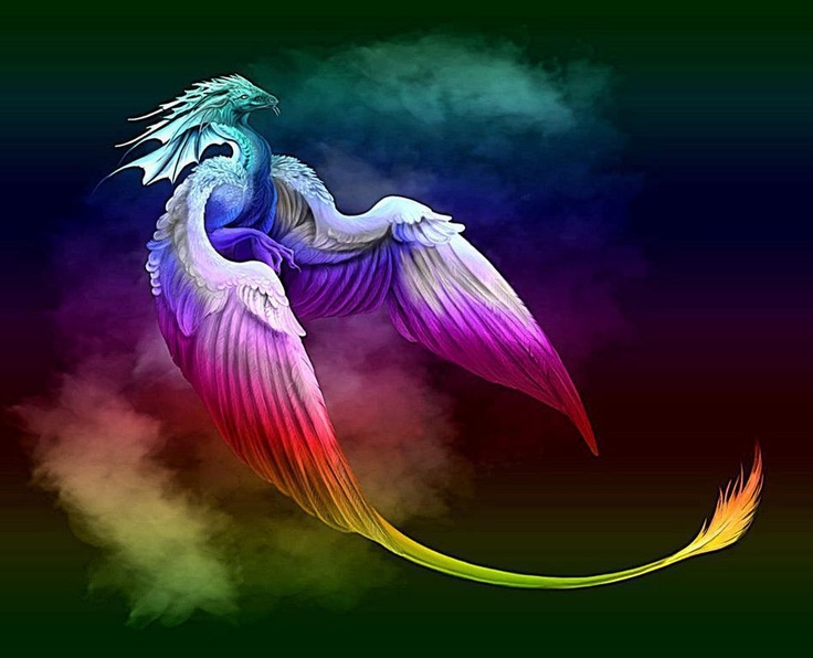 Rainbow Dragon | Dragon pictures, Dragon art, Beautiful dragon