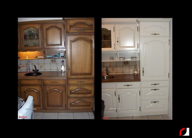 Massief eiken keuken wit gespoten (2) #Spuiterij #Verven # ...