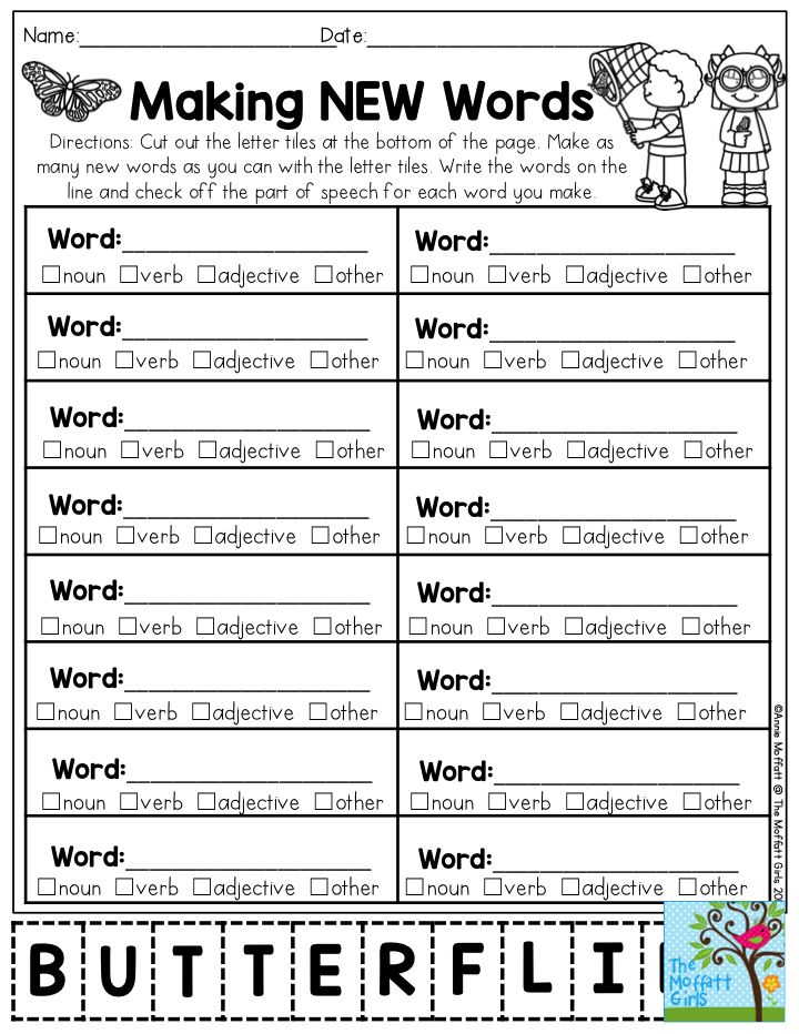 198 best word work images on pinterest kindergarten reading rearranging letters to form words